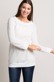 Ivory Basic Sweater