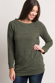 Olive Basic Sweater