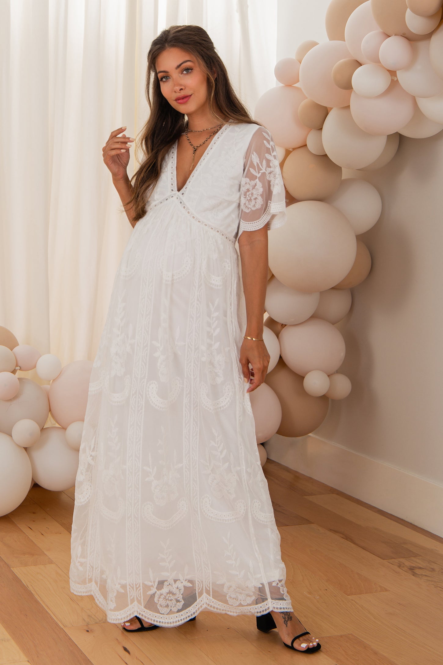 MORPH maternity Women A-line White Dress - Buy MORPH maternity