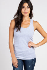 Heather Grey Fitted Tank Top