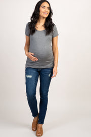 PinkBlush Navy Blue Maternity Jeans