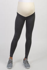 Charcoal Maternity Active Leggings