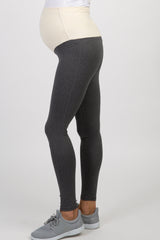 Charcoal Maternity Active Leggings