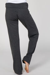 PinkBlush Charcoal Grey Foldover Short Lounge Pants