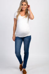 Blue Skinny Maternity Jeans