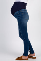 Blue Skinny Maternity Jeans