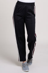 Black Striped Active Joggers