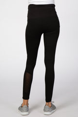 Black Basic Maternity Leggings