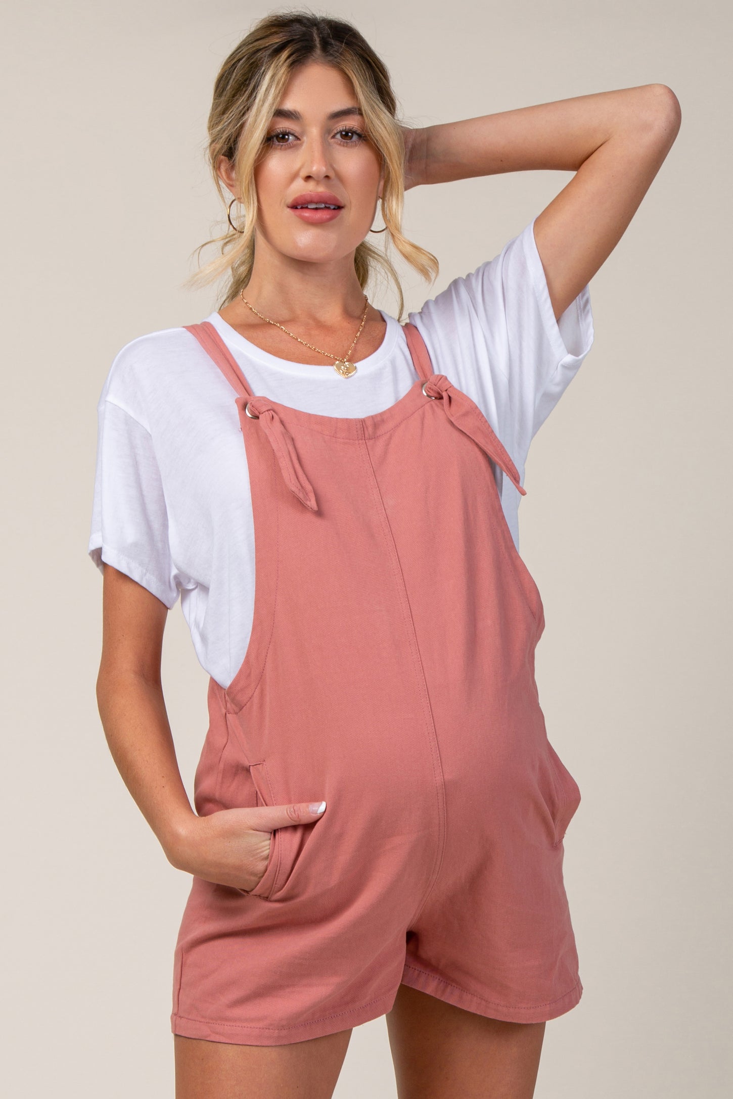 My Baby Loves Me White Flared Overalls FINAL SALE