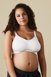 White Bravado Designs Body Silk Seamless Nursing Bra