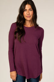 Plum Basic Top