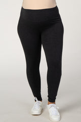 Charcoal Basic Plus Maternity Legging