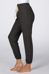 Charcoal Soft Brushed Drawstring Lounge Pants