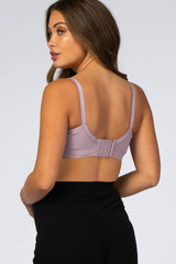 Mauve Bravado Designs Body Silk Seamless Sheer Nursing Bra