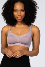 Mauve Bravado Designs Body Silk Seamless Sheer Nursing Bra