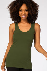 Olive Racerback Tank Top