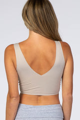 Taupe Seamless Bralette