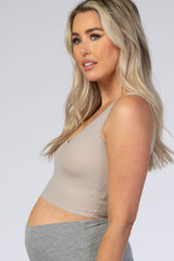 Taupe Seamless Maternity Bralette