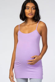 Lavender Solid Maternity Cami