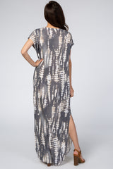 Charcoal Tie Dye Maxi Dress