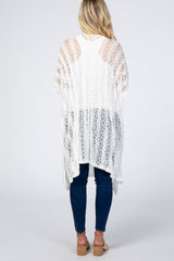 Ivory Lace Dolman Maternity Cover Up