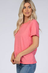 Pink Short Sleeve Top