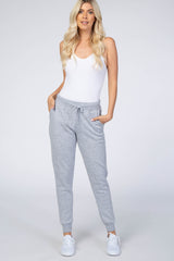 Heather Grey Drawstring Sweatpants