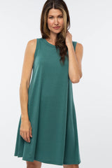 Teal Sleeveless Dress