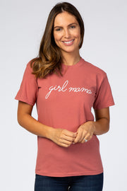 Rust "Girl Mama" Graphic Tee