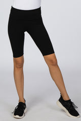 Black Basic Bike Short