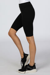 Black Basic Bike Short