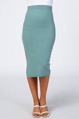 Jade Knit Fitted Skirt