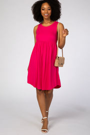 Fuchsia Sleeveless Dress