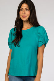 Jade Puff Sleeve Top