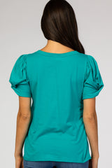 Jade Puff Sleeve Top