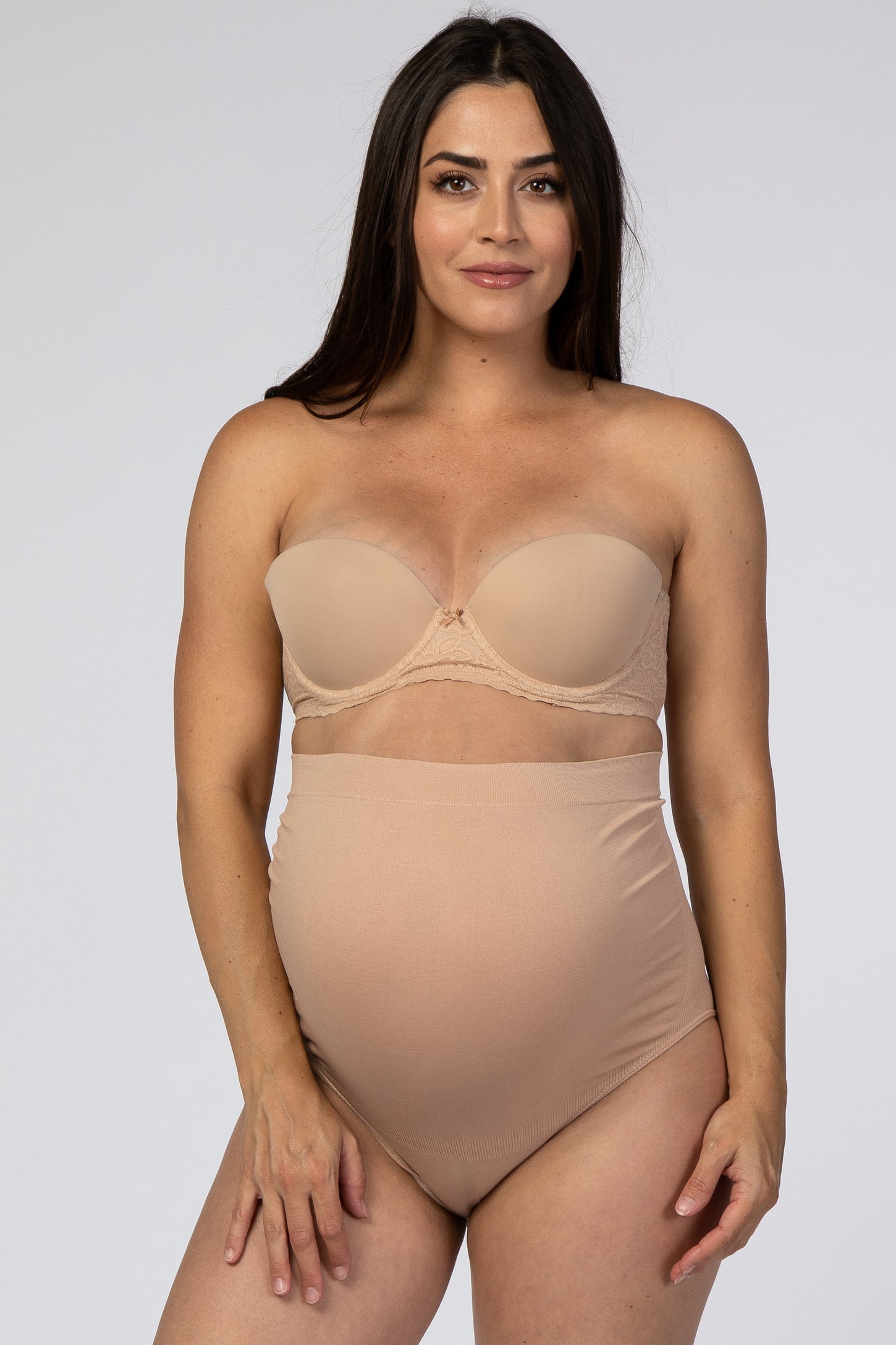 Beige Bump Support Maternity Underwear– PinkBlush