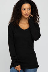 Black Long Sleeve Active Top