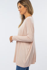 Light Pink Long Dolman Sleeve Top