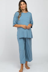 Light Blue Maternity Sleep Set