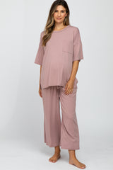 Mauve Maternity Sleep Set