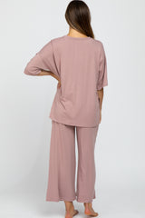 Mauve Maternity Sleep Set