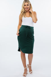 Forest Green Maternity Skirt