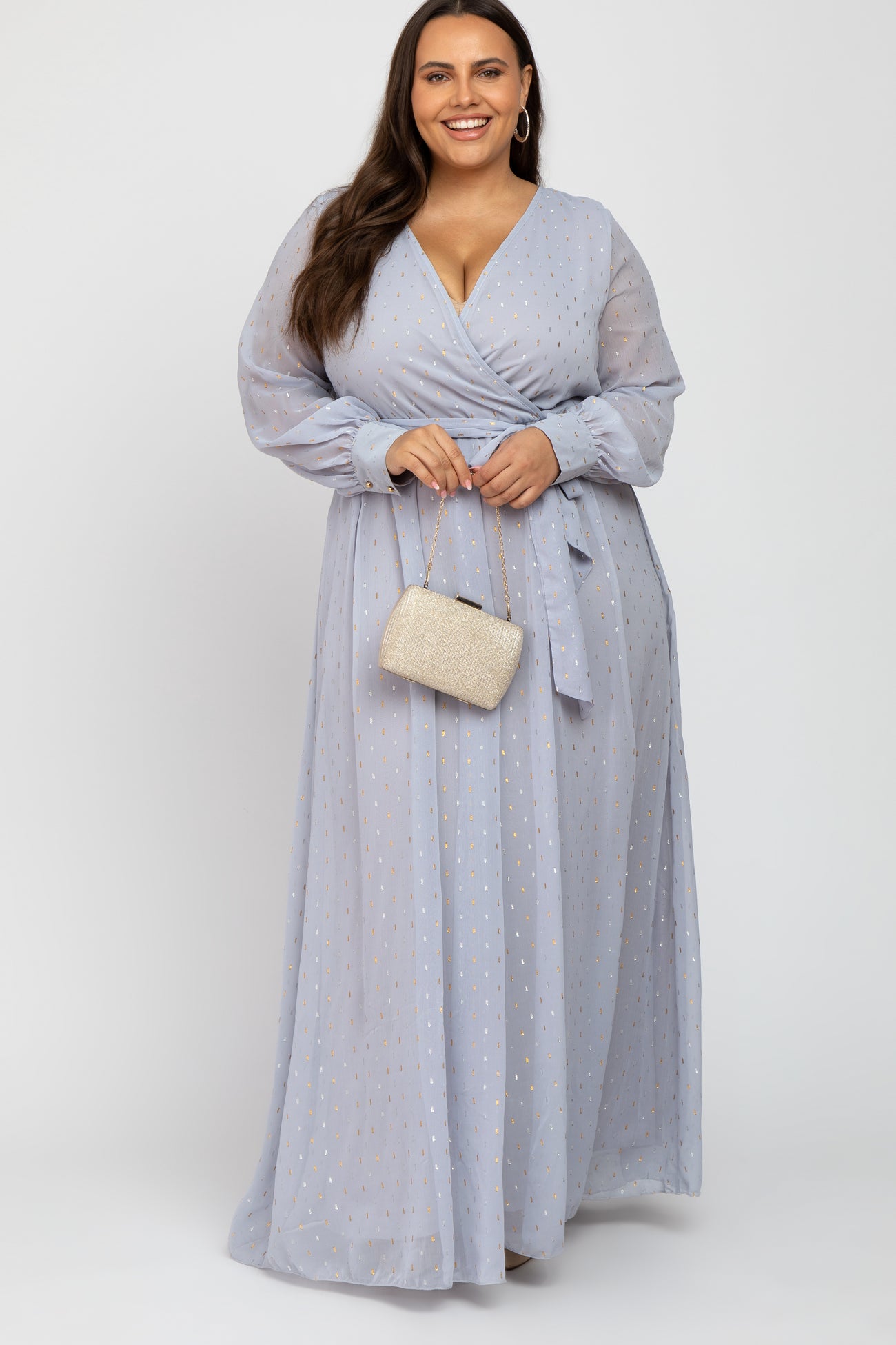 Heather Gray Maxi Dress