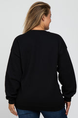 Blacked Checkered Mama Maternity Plus Sweatshirt