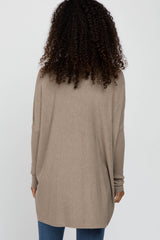 Mocha Pocketed Dolman Sleeve Top