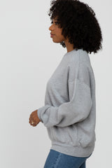 Heather Grey Soft Pullover Sweatshirt