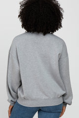 Heather Grey Soft Pullover Sweatshirt