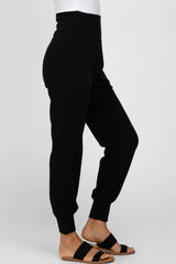 Black High Waisted Joggers