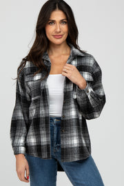 Black Plaid Shacket