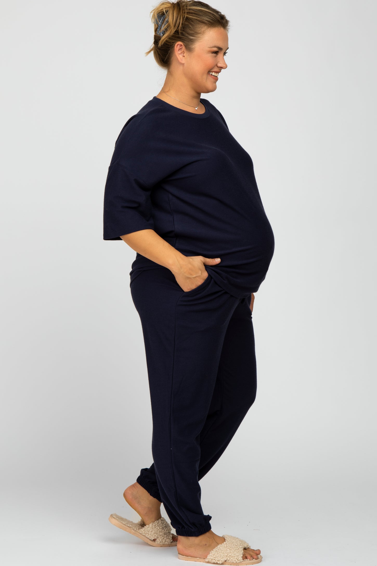 Maternity Sweatpants in Navy